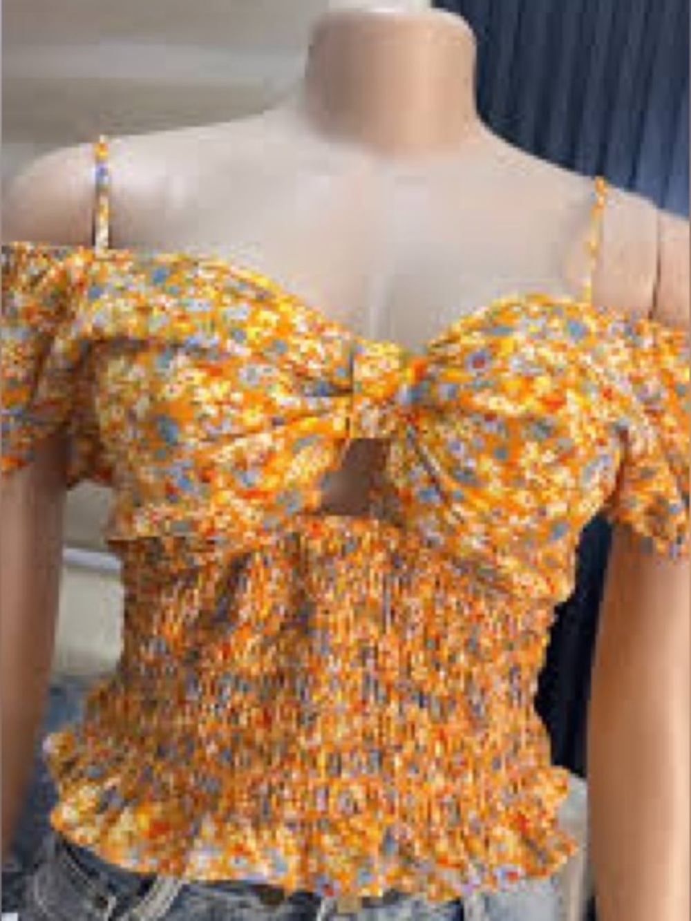 Sienna Sky Yellow Floral Top